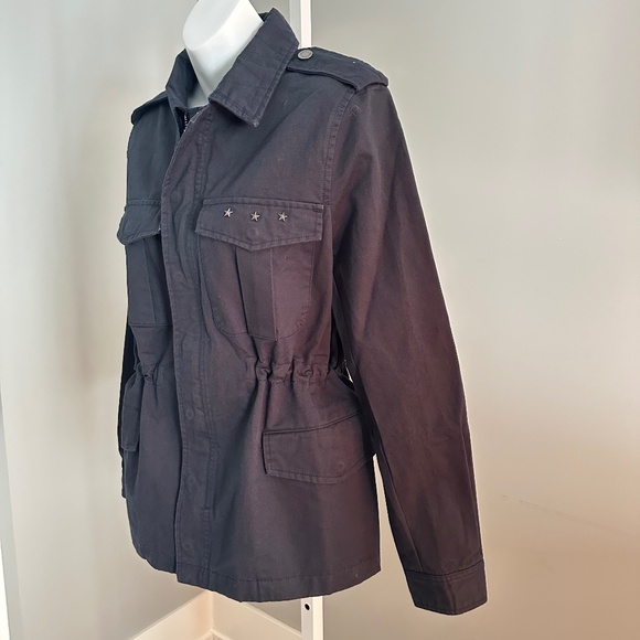 ZADIG & VOLTAIRE Chic Love Punk Kayak Washed Blk Jacket Sz M NWT $598!! - Picture 5 of 9